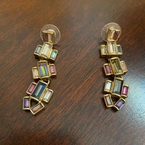 Hatley Baguette earrings-multicolor